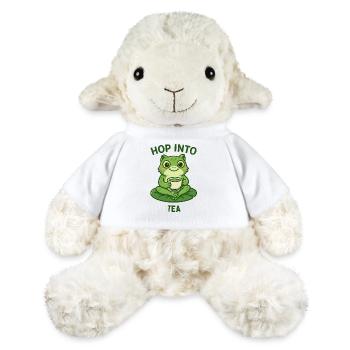 Frosch Tee Hüpfer Matcha Tiere Design  - MiniFeet® Schaf Annika - Weiß - Vorne