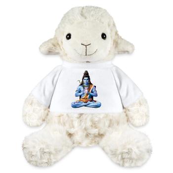 Shiva - Cool Low Poly Indian Mythology Logo - MiniFeet® Sheep Annika - white - Front