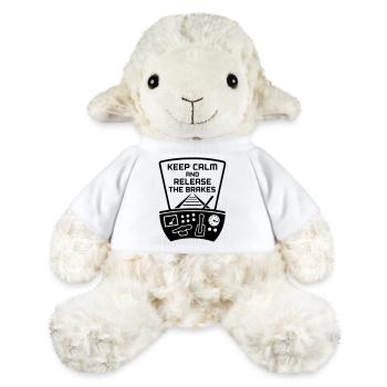 Brakes Release Railway Train Driver - MiniFeet® Sheep Annika - white - Front
