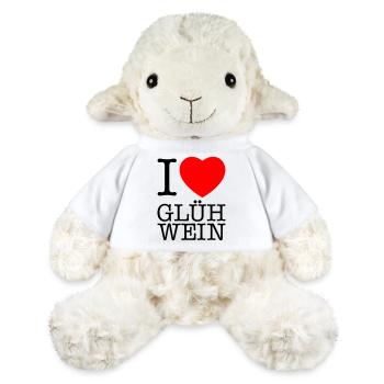i love glühwein  - MiniFeet® Schaf Annika - Weiß - Vorne