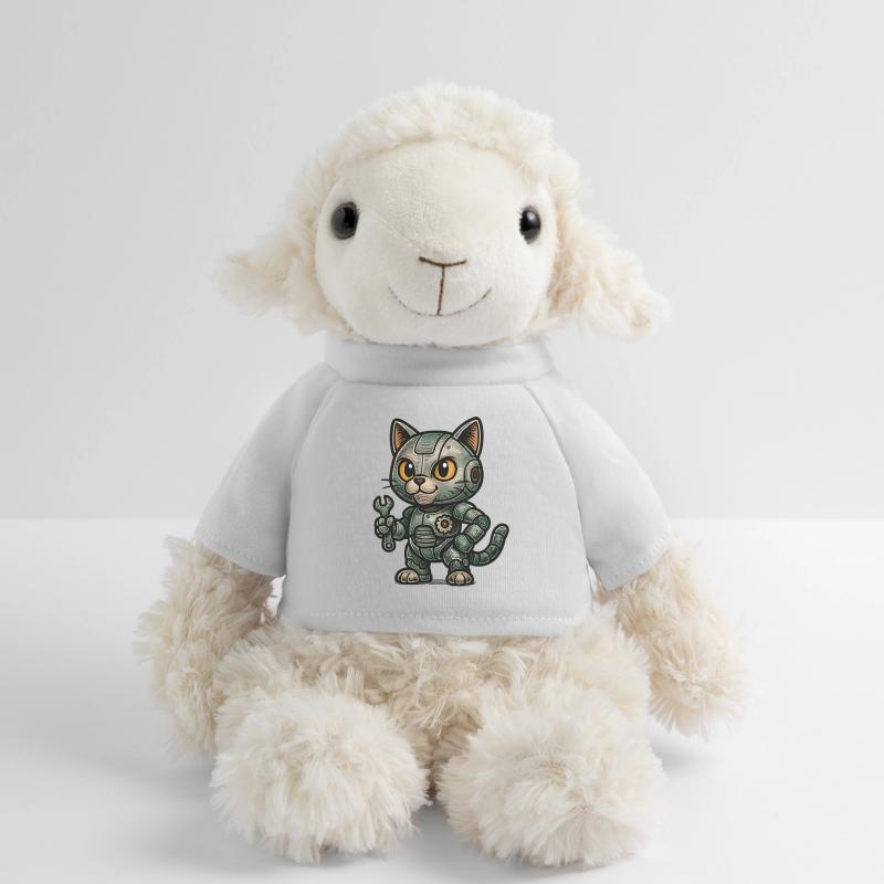 Retro RoboCat with Tools MiniFeet® Sheep Annika