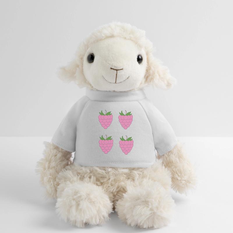 Raspberry Double Cluster Pattern MiniFeet® Sheep Annika