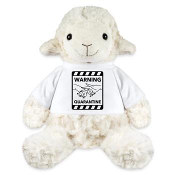 Warnung: Quarantäne - MiniFeet® Schaf Annika - Weiß - Vorne