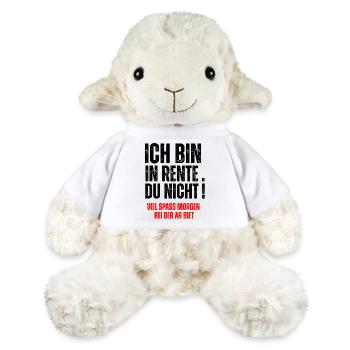 ICH BIN IN RENTE, DU  NICHT! - MiniFeet® Sheep Annika - white - Front