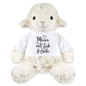 Vollblutmama Beste Mama Geschenk Liebe Seele Herz - MiniFeet® Schaf Annika - Weiß - Vorne