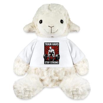 Entraînement dur Fitness Motivation Design - Mouton en peluche Annika MiniFeet® - blanc - Devant