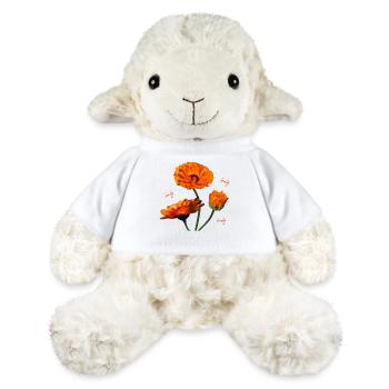 Marigolds marigold orange flowers - MiniFeet® Sheep Annika - white - Front
