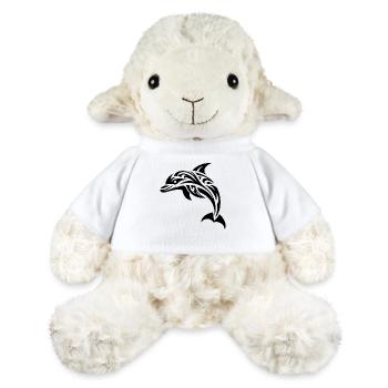 Mignon Jumping Tattoo Dolphin Grand dauphin - Mouton en peluche Annika MiniFeet® - blanc - Devant