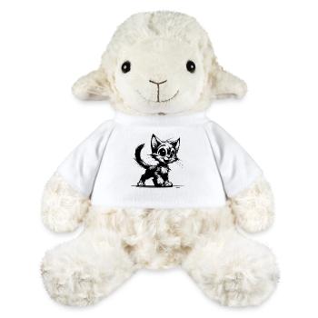 Smiling Cat House Tiger Kids Drawing - MiniFeet® Sheep Annika - white - Front