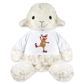 Jour de Noël - Mouton en peluche Annika MiniFeet® - blanc - Devant