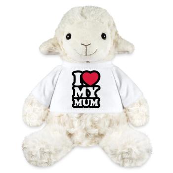 I love my mum - Ich liebe meine Mama - MiniFeet® Schaf Annika - Weiß - Vorne