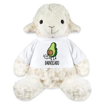 Dadvocado funny farting avocado dad fart daddy - MiniFeet® Sheep Annika - white - Front