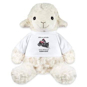 Motorrad Art - MiniFeet® Schaf Annika - Weiß - Vorne