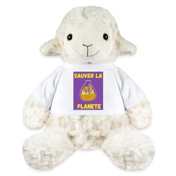 JOUR DE LA TERRE,ECOLOGIE,PLANETE,ENVIRONNEMENT - Mouton en peluche Annika MiniFeet® - blanc - Devant