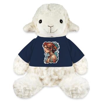 Woman / pretty / portrait / tattoo / model - MiniFeet® Sheep Annika - french navy - Front