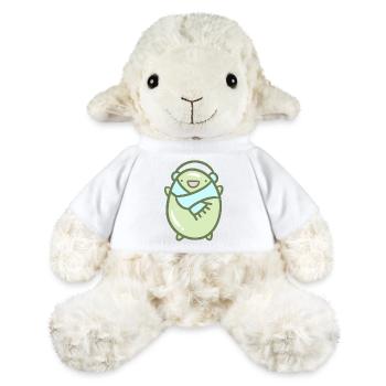 Süße Winterbohne - MiniFeet® Schaf Annika - Weiß - Vorne