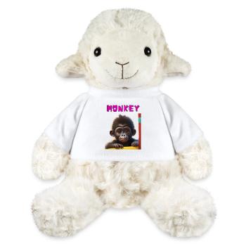 Singe - Mouton en peluche Annika MiniFeet® - blanc - Devant