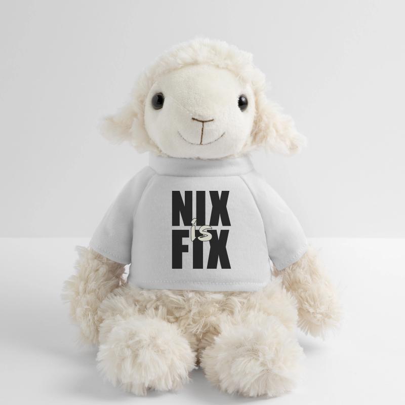 nix is fix - nothing is fixed, cool dialect saying MiniFeet® Sheep Annika
