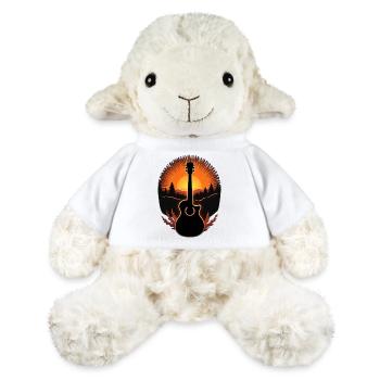guitare nature - Mouton en peluche Annika MiniFeet® - blanc - Devant