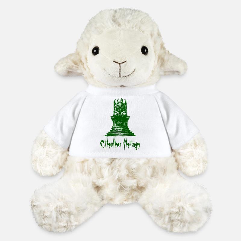 Statue de Cthulhu - Mouton en peluche Annika MiniFeet® - blanc