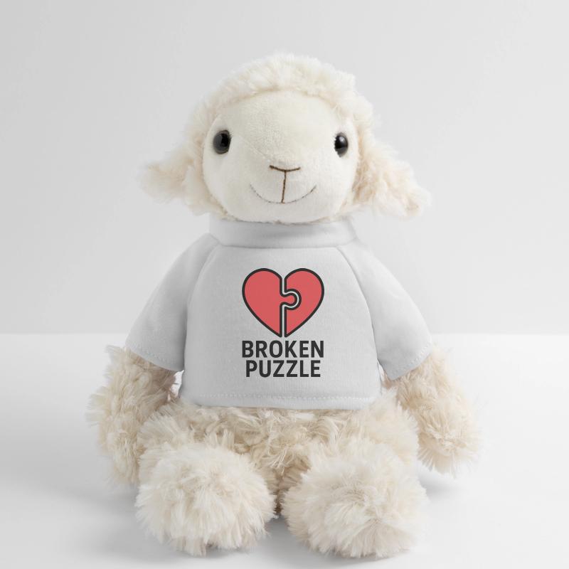 Conception de coeur perplexe Mouton en peluche Annika MiniFeet®
