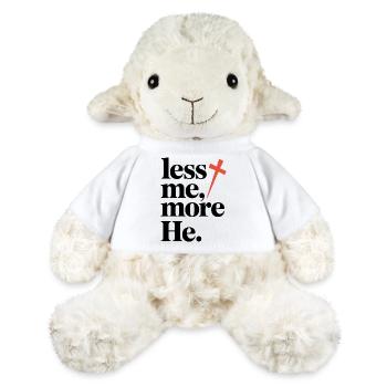 Moins moi plus Il Foi chrétienne - Mouton en peluche Annika MiniFeet® - blanc - Devant