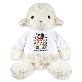Reindeer was sold out - merry Christmas - MiniFeet® Sheep Annika - white - Front