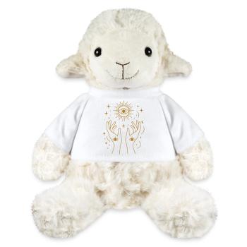 Divine Energy Line Art - MiniFeet® Sheep Annika - white - Front