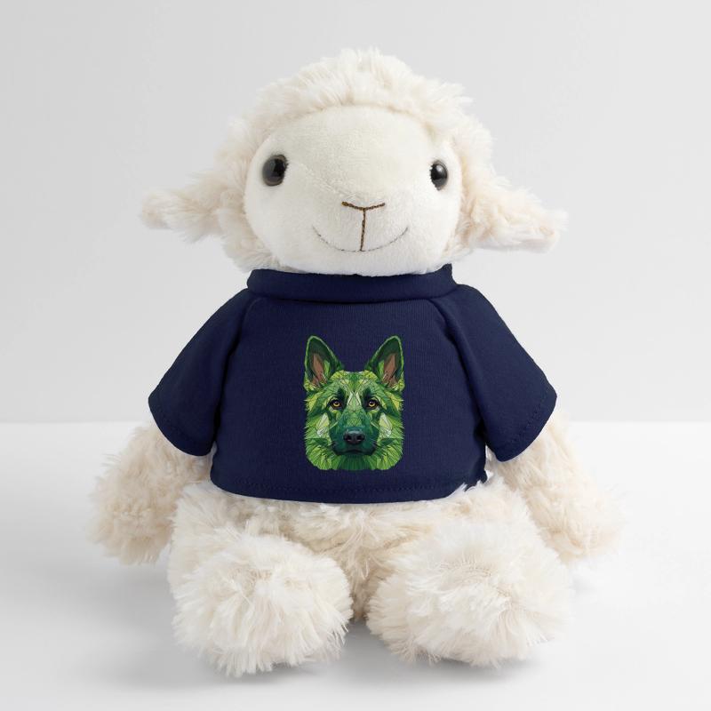 Green polygon wolf MiniFeet® Sheep Annika