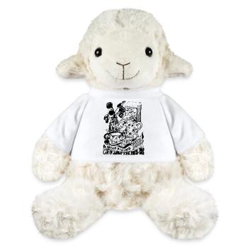 CUP OF SHUT THE HELL UP - MiniFeet® Sheep Annika - white - Front