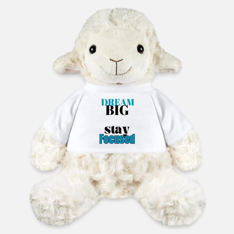 Dream big stay Focused  - MiniFeet® Sheep Annika - white