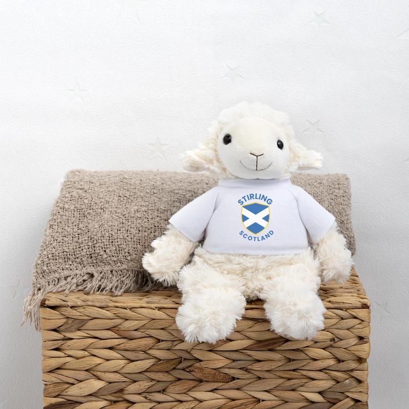 Stirling Scottish Shield Design MiniFeet® Sheep Annika
