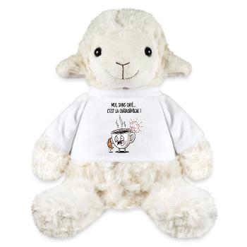 Dessin animé Café Crisis Mug - Mouton en peluche Annika MiniFeet® - blanc - Devant