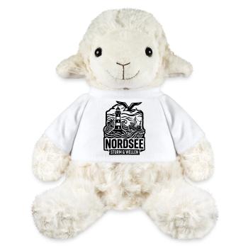 Nordsee Sturm und Wellen - MiniFeet® Schaf Annika - Weiß - Vorne