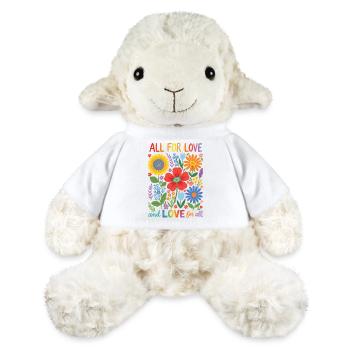 LGBTQ Pride Month - All For Love and Love For All - MiniFeet® Sheep Annika - white - Front