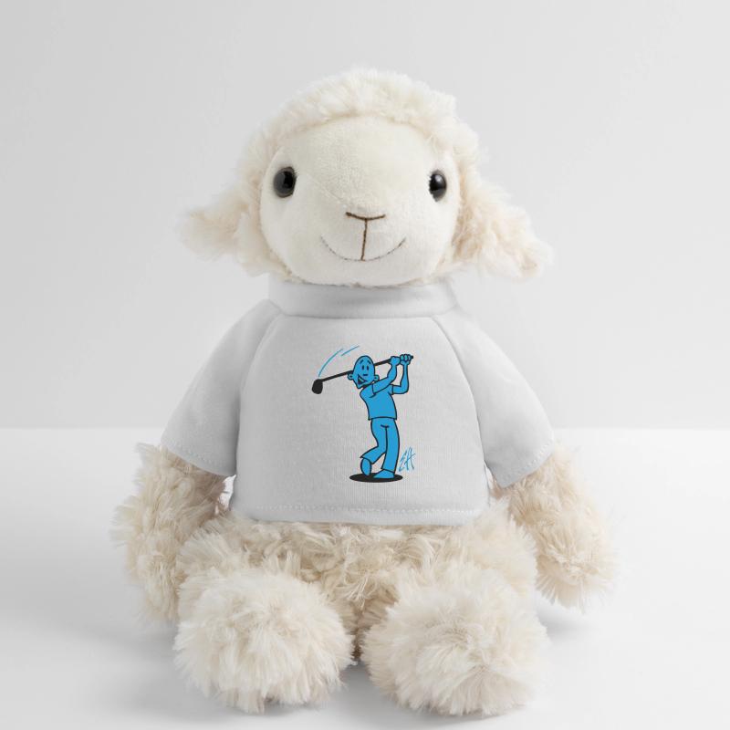 Swing into Laughter: Golf Design MiniFeet® Sheep Annika