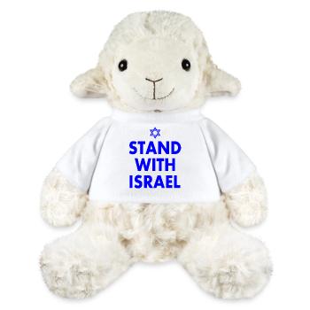 Stand with israel - MiniFeet® Schaf Annika - Weiß - Vorne