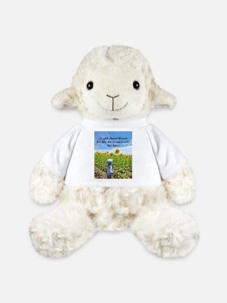 Überall Blumen 2 - MiniFeet® Schaf Annika - Weiß