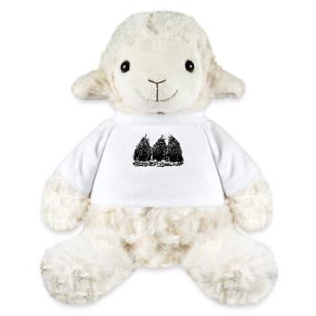 Drôle d’oiseaux drôles - Mouton en peluche Annika MiniFeet® - blanc - Devant