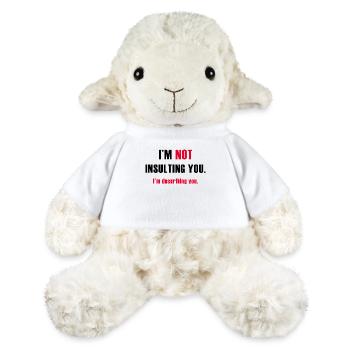 Je ne t’insulte pas, je te décris - Mouton en peluche Annika MiniFeet® - blanc - Devant