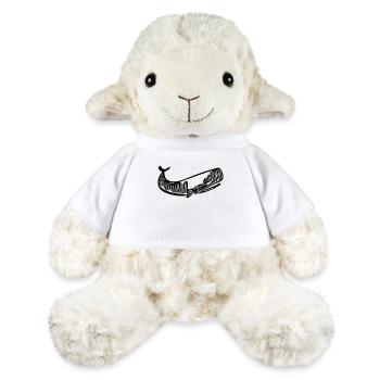 Vector Wal Dessin style - Mouton en peluche Annika MiniFeet® - blanc - Devant
