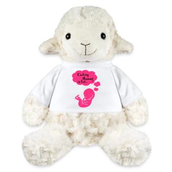 kicking mommy is fun... - MiniFeet® Schaf Annika - Weiß - Vorne