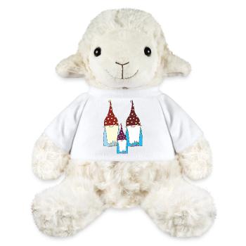 Gnomes nains grands et petits - Mouton en peluche Annika MiniFeet® - blanc - Devant