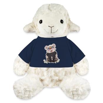 Panda et abeille - Mouton en peluche Annika MiniFeet® - bleu marine - Devant