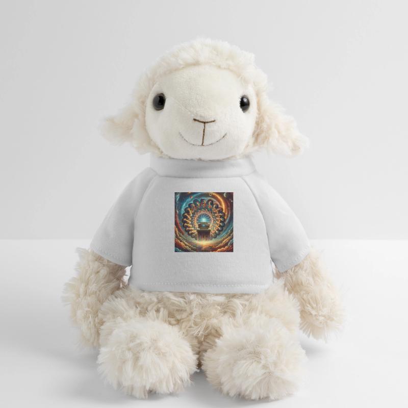 Cosmic Retro Computer Artwork MiniFeet® Sheep Annika