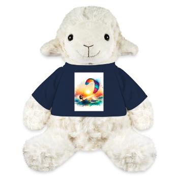 Aquarell Kitesurfen - MiniFeet® Schaf Annika - French Navy - Vorne