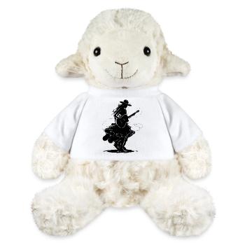 Guitariste - Mouton en peluche Annika MiniFeet® - blanc - Devant