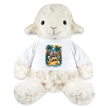 Tropical Summer Beach Design - MiniFeet® Sheep Annika - white - Front