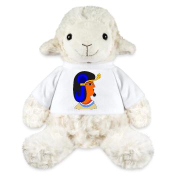 Ägyptisches männliches Porträt - MiniFeet® Schaf Annika - Weiß - Vorne