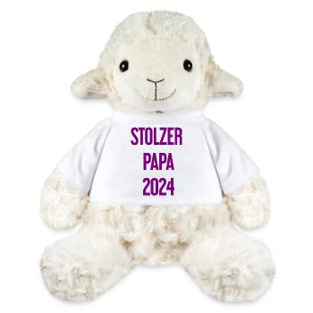 Proud Dad 2024 – for new fathers - MiniFeet® Sheep Annika - white - Front